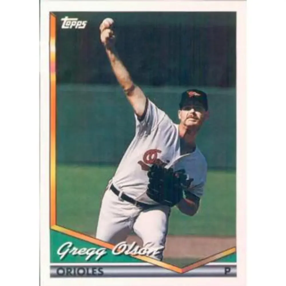 1994 Topps Gregg Olson # 723 Baltimore Orioles